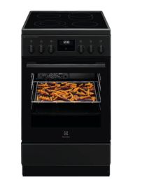 Štedilnik Electrolux LKR564276K, steklokeramika, 50cm, Steam Bake, Matt črna, Katalitično čiščenje