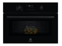 Vgradna mikorvalovna pečica Electrolux LVM6E46Z, črno steklo