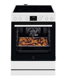 Štedilnik Electrolux LKR64022AW, Steklokeramika, 60cm, Bela, AirFry,