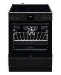 Štedilnik Electrolux LKR64022MK, Steklokeramika, 60cm, Matt Black,