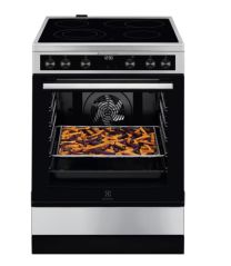 Štedilnik Electrolux LKR66021MX, Steklokeramika, 60cm, Inox, SteamBake, AirFry,