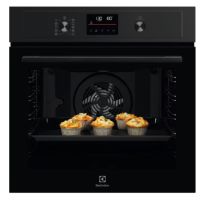 Pečica Electrolux EOD4P57H, Piroliza - SteamBake, Pure Black
