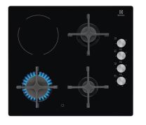 Plošča Electrolux EGE6182NOK, 3 plin 1 steklokeramika
