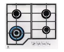 Plošča Electrolux KGG64362W, 4 plin Belo steklo