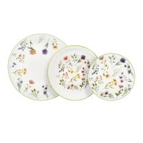 Krožnik garnitura 12/1 Edge Juliette, porcelan 

