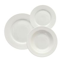 Krožnik garnitura Polis Rings 18/1, porcelan
