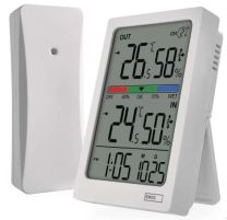 Termometer brežični s hidrometrom in budilko E0558W