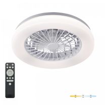 Ventilator stropni z LED svetilko VENTELUX 24W+15W 3CCT daljinsko upravljanje fi 40,05cm BEL