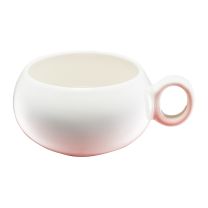 Lonček Bella, pink, 400ml, porcelan
