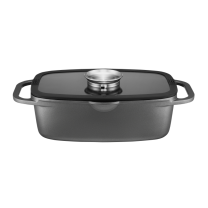 Pekač Basic Graphite Ambiton s pokrovom 32x21cm
