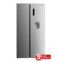 Hladilnik ameriški VOX SBS 6895X E, višina 176,5 cm, širina 89,7 cm, hlajenje 347 L, zamrzovanje 206 L, inox