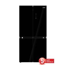 Hladilnik štirivratni VOX MD 6110 BG E, višina 177,5 cm, širina 83,3 cm, hlajenje 305 L, zamrzovanje 169 L, črn
