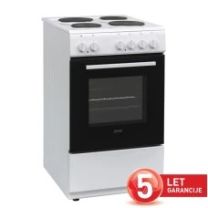 Štedilnik električni VOX EHB 500 WBF, širina 50 cm, 55 L, 4x elektrika