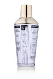 Posoda za mešanje koktajlov Cocktail Shaker, 480 ml, inox, steklo
