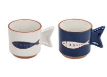 Lonček Relief Ondina, 230ml, porcelan 
