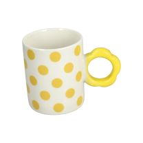 Lonček Iris Daisy Giallo, 340ml, porcelan 
