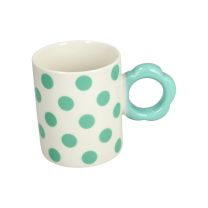 Lonček Iris Daisy Verde, 340ml, porcelan 
