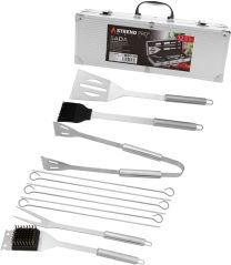 Žar set 12-delni inox v kovčku