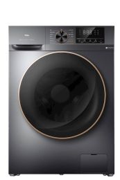 Pralno-sušilni stroj TCL CP1012SA0, 10+6kg, E, temni inox