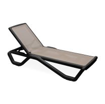 Ležalnik Goa antrancit plastika 57x191 cm
