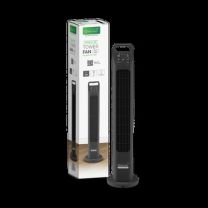 Ventilator stolpni Green Tech 50W,  višina 78 cm, črn
