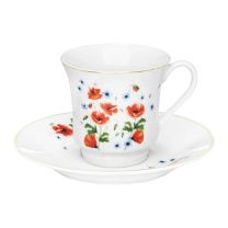 Skodelice za kavo Poppies, 220ml, 6/1
