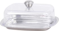 Posoda za maslo, 11,5x15,5x1cm, inox 
