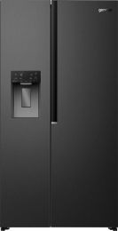 Hladilnik Gorenje NRS917E61BX, višina 178,6 cm, širina 91,1 cm, hlajenje 347 L, zamrzovanje 181 L, No Frost Plus, temni inox