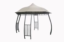 Paviljon vrtni bež fi 3,3x2,8 m,
