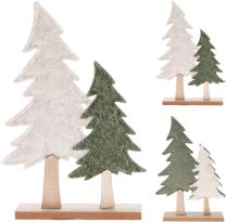 Smrečica dekorativna, 24 cm, les in filc
