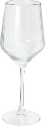 Kozarec za rdeče vino z zlatim robom, 510ml