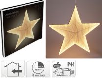 Zvezda zlata viseča 248 LED, 59 cm, IPP44