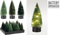 Smrečica novoletna LED, 13 cm
