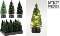 Smrečica novoletna LED, 17 cm
