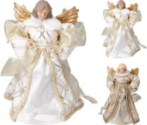 Špica, Zvezda/angel, 30 cm, zlata