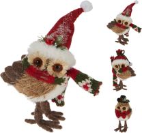 Figura sovica s kapo in šalom 17 cm