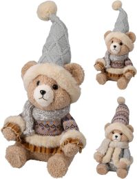 Figura božična Teddy medvedek 48 cm