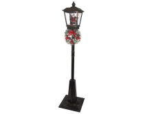 Lanterna rjava z venčkom LED, 180 cm