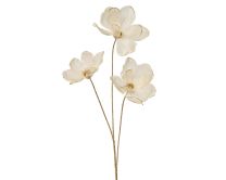 Cvetje umetno magnolija bež, 74 cm
