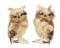 Figura sovica iz umetnega krzna 16 cm