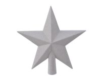 Zvezda božična bela 19 cm 
