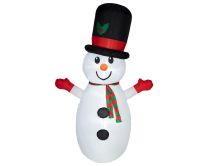 Figura božična snežak napihljiv LED, 240 cm