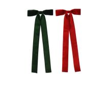 Dekoracija, Božična pentlja, žametna, 40 cm, set 3//1