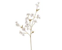 Umetno cvetje češnjev cvet – vejica, 99 cm, bela