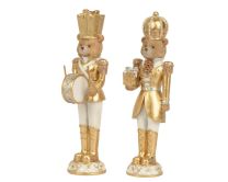 Figura, medvedek zlat, 25,5 cm