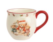 Lonček, porcelan, medvedki
