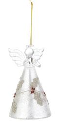 Figura angel steklen 13 cm
