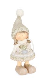 Figura deklica s kapo 23 cm