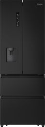 Hladilnik french door Hisense RF632N4WFE1, višina 200 cm, širina 70,4 cm, inverter, 485 L, črn