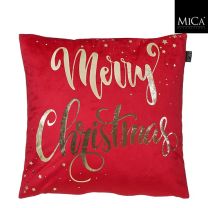Blazina Merry Christmas, rdeča, 45×45cm